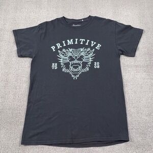 Primitive Apparel Shirt Adult Medium Black Short Sleeve Casual Streetwear Men's